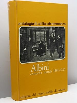 Cronache teatrali 1891-1925,