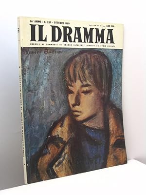 Il Dramma. Mensile di commedie di grande interesse, anno 36, nuova serie, n. 289, ottobre 1960