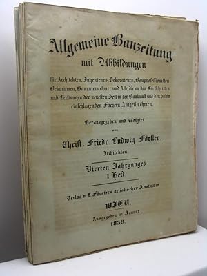 Allgemeine Bauzeitung, 1839, nn. I-XII