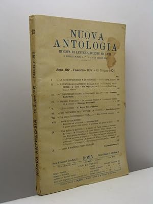 Nuova antologia. Rivista di lettere, scienze ed arti, anno 56, fascicolo 1182, 16 giugno 1921,