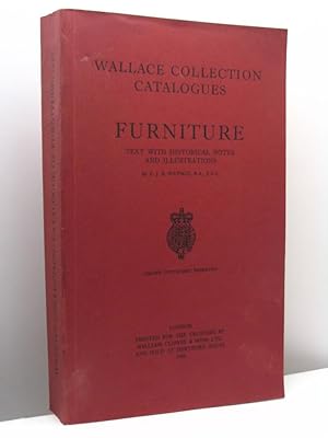 Wallace collection catalogues. Furniture