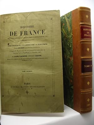 Histoire de France depuis les temps les plus reculés jusqu'a la Révolution de 1789 par Anquetil. ...