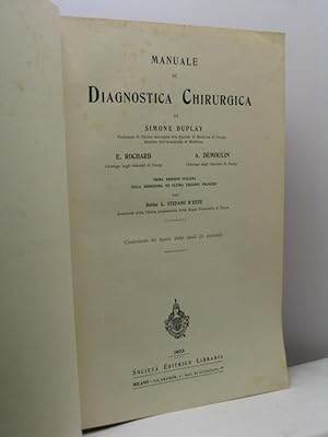 Manuale di diagnostica chirurgica