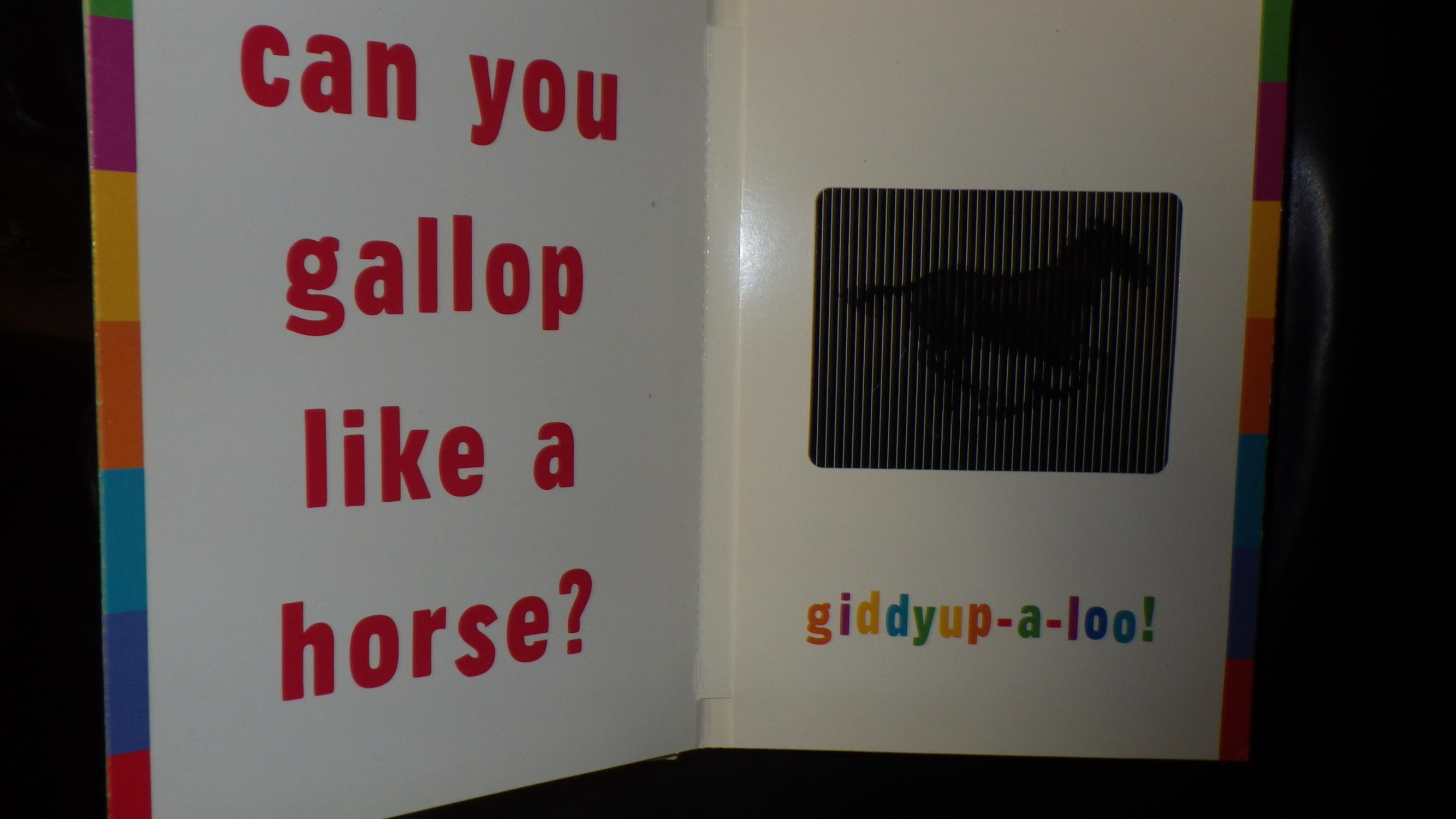 Gallop A Scanimation Picture Book Books Open This A Scanimation Picture Book Books Open This To See Gallop