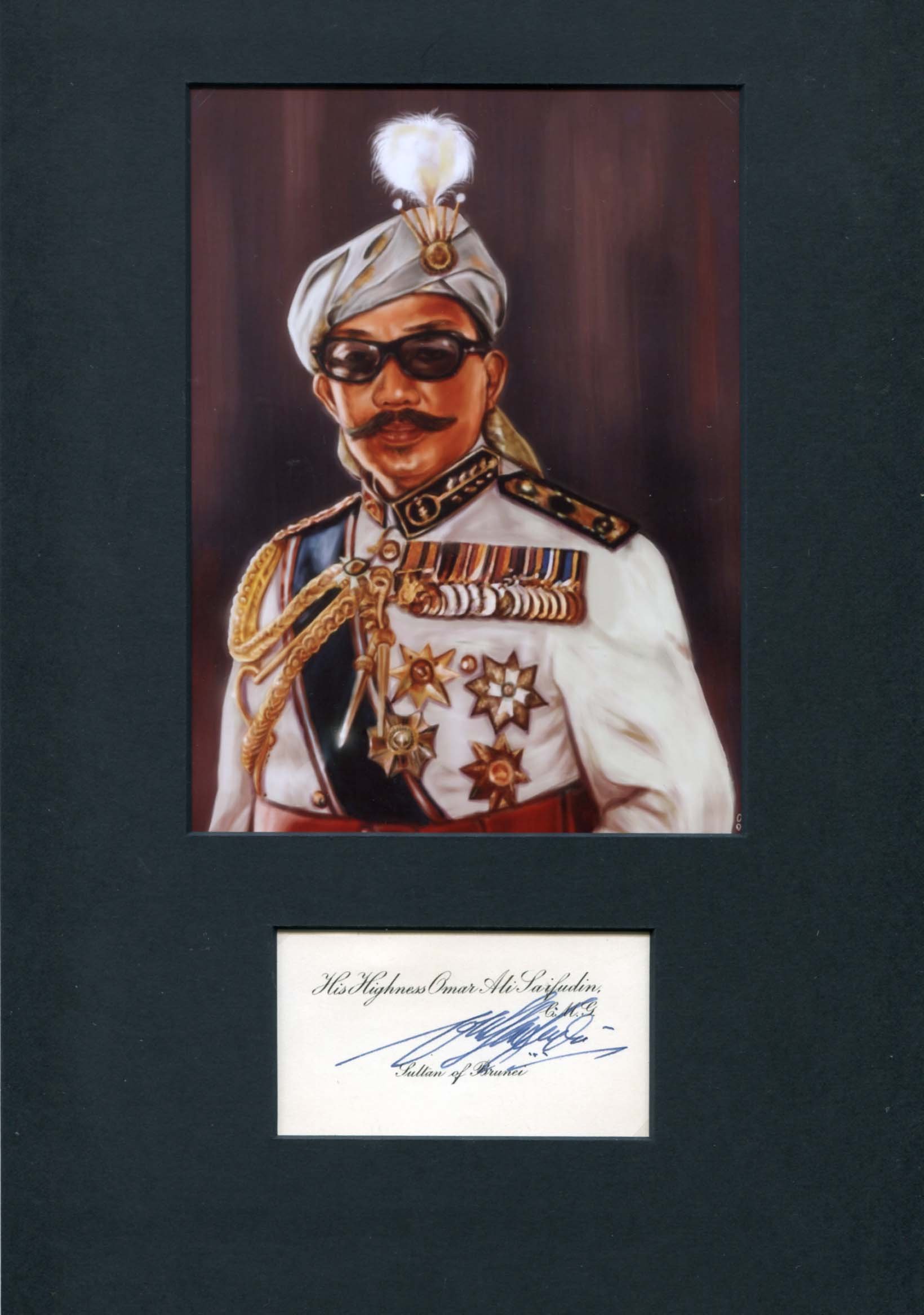 Sultan Haji Omar Ali Saifuddien Sa Adul Khairi Waddien Ibni Almarhum Sultan Muhammad Jamalul Alam Ii Omar Ali Saifuddien Iii 28th Sultan Of Brunei Who Ruled From 4 June 1950 Until His Voluntary