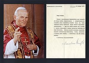 Pope John Paul II - Autograph