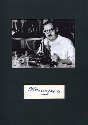 Houssay, Bernardo Alberto - Autograph