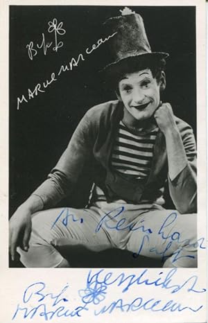Marceau, Marcel - Autograph