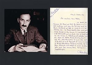 Zweig, Stefan - Autograph