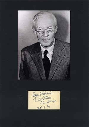 Adrian, Edgar Douglas - Autograph