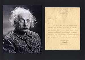 Einstein, Albert - Autograph