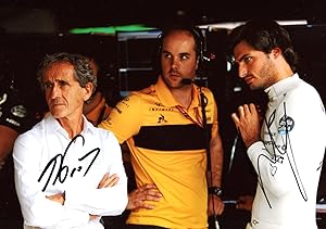Sainz Jr., Carlos & Prost, Alain - Autograph