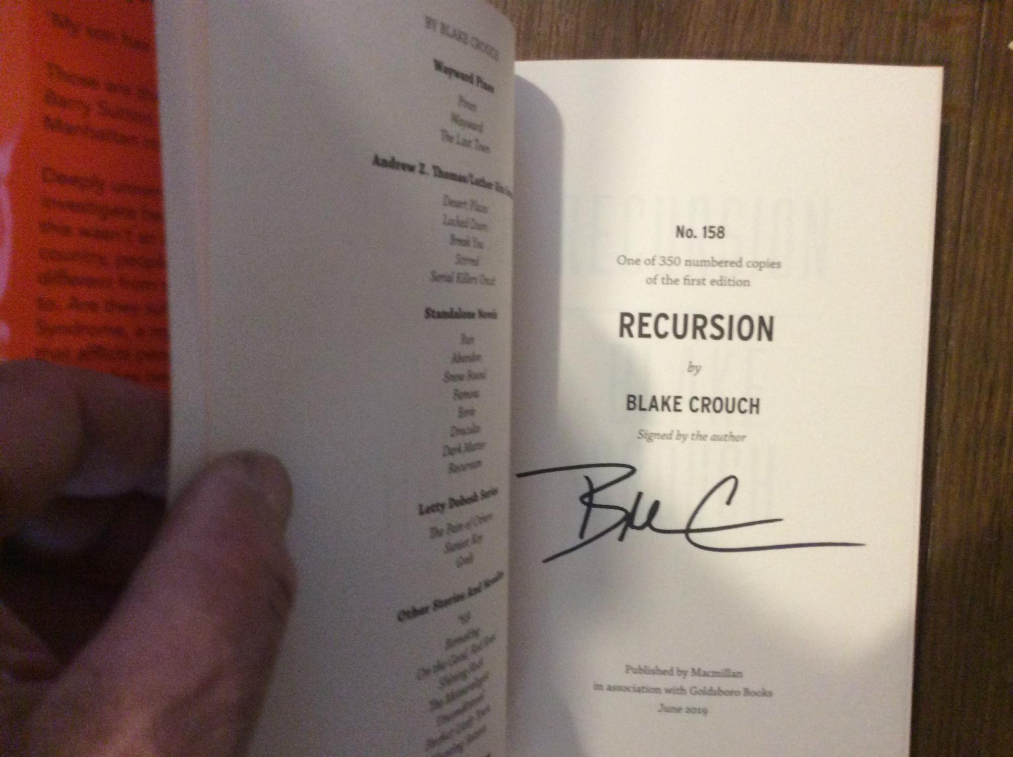 recursion blake recursion blake