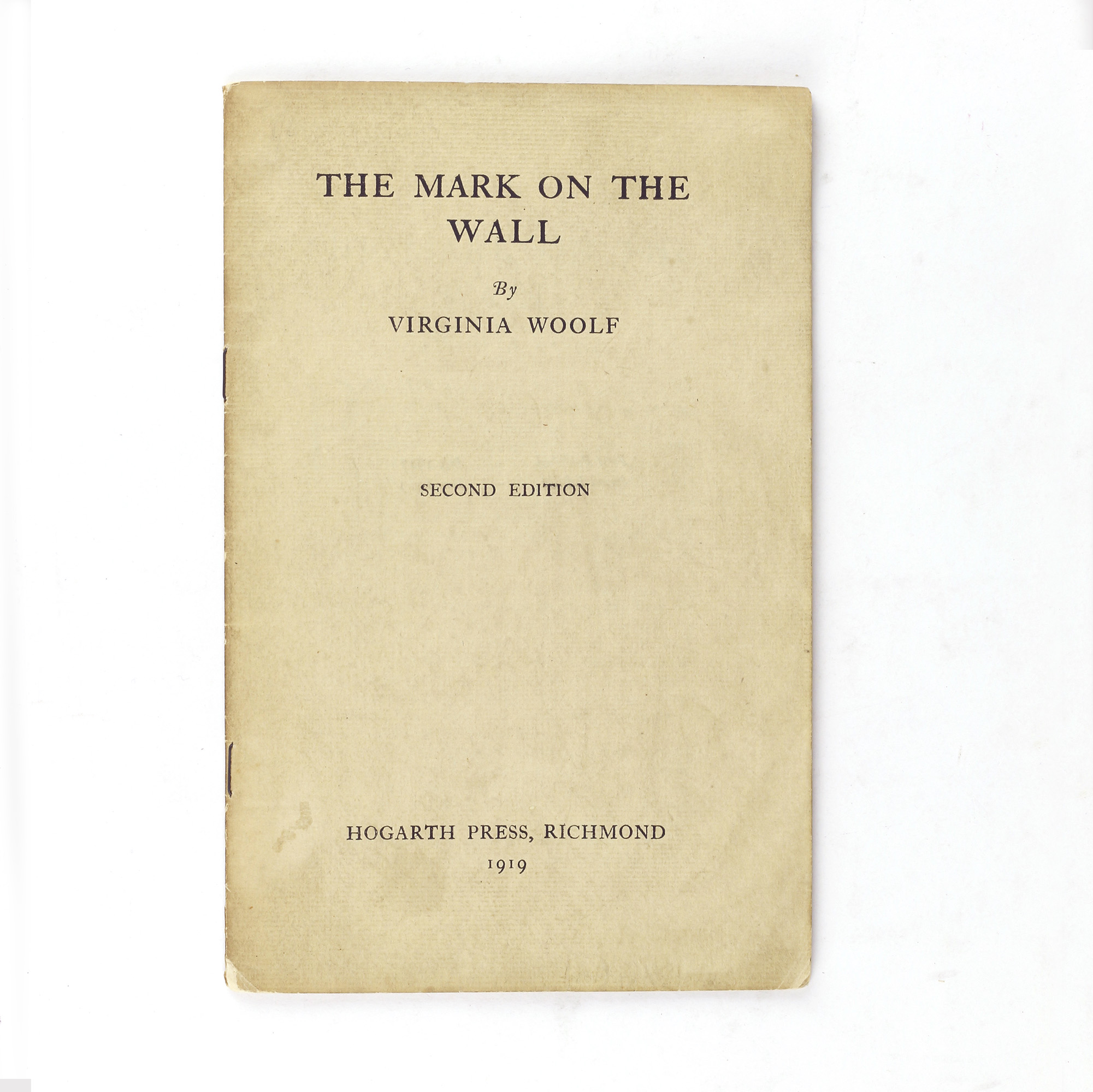 The mark on the wall by woolf virginia 1919 jonkers rare books