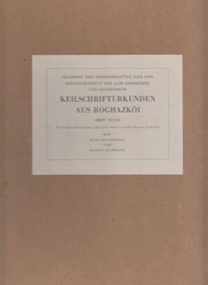 Keilschrifturkunden aus Boghazköi. Heft XLVIII (Heft 48) Texte des hattischen Kreises und verschi...