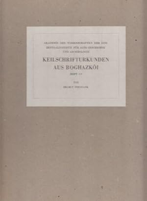 Keilschrifturkunden aus Boghazköi. Heft LV (Heft 55). Hethitische Rituale und Festbeschreibungen....