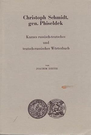 Kurzes russisch-teutsches und teutsch-russisches Wörterbuch. Wissenschaftliche Beiträge der Marti...