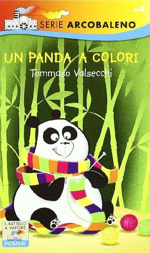 Un panda a colori. Serie Arcobaleno.