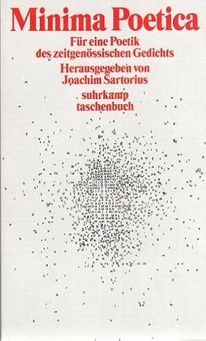 Minima Poetica - Für eine Poetik des zeitgenössischen Gedichts. Hrsg. durchges. und um die Beitr....