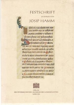 Bereiche der Slavistik - Festschrift zu Ehren von Josip Hamm.