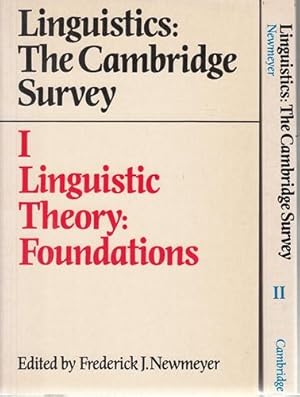 Linguistics: The Cambridge Survey. 2 Bände. Band 1: Linguistic theory: Foundations. Band 2: Lingu...