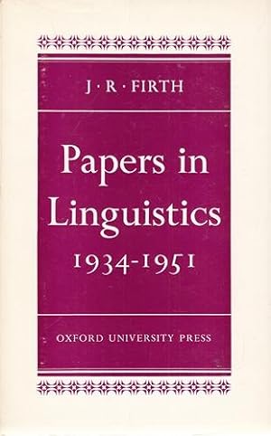 Papers in Linguistics 1934-1951.