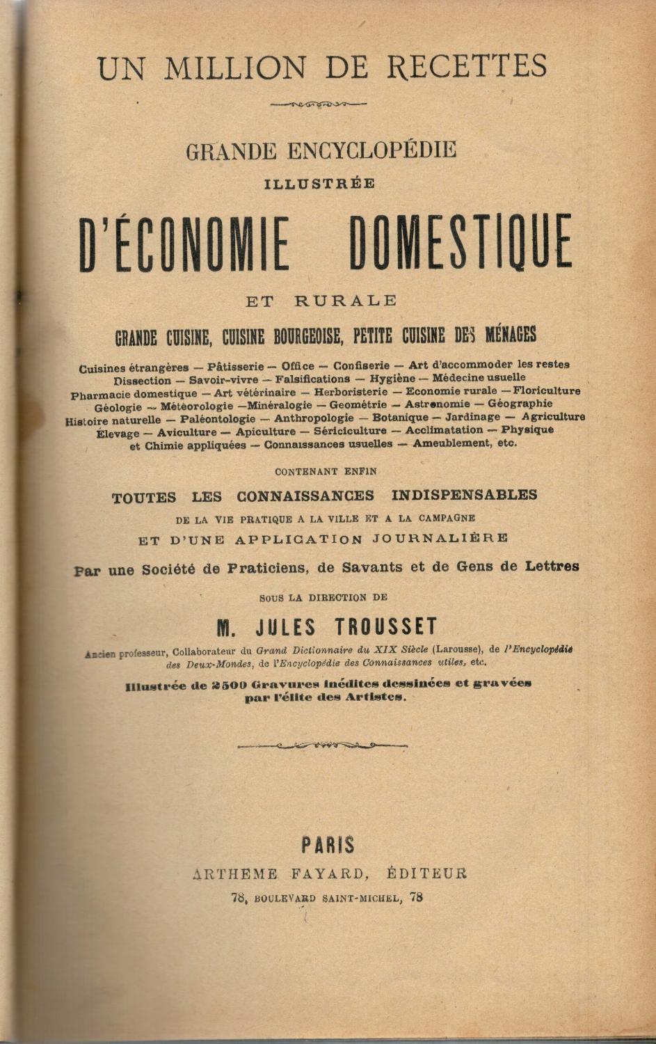 encyclopedie d'economie