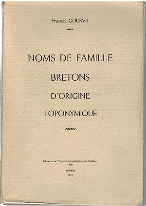 Noms de famille bretons d'origine toponymique