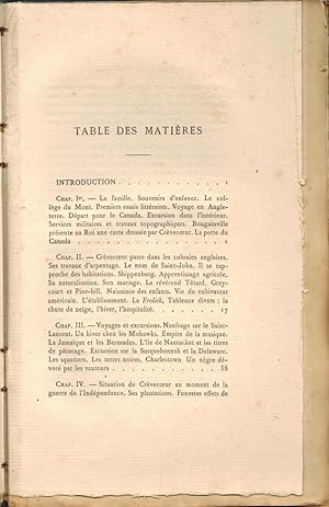 Saint John de Crèvecoeur sa vie et ses ouvrages (1735-1813) Avec les portraits de Crèvecoeur et d...