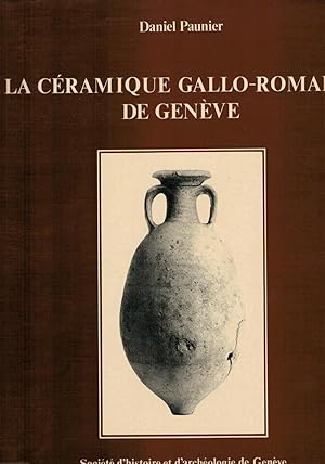 La céramique gallo-romaine de Genève