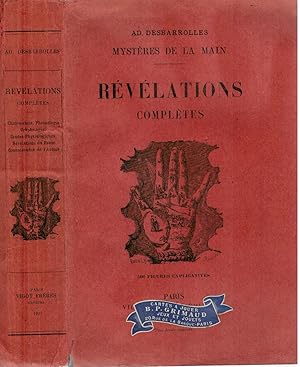 Mystères de la main - Révélations complètes - Chiromancie, Phrénologie, Graphologie, Etudes physi...