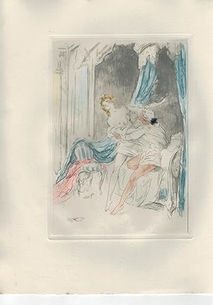 La Nuit et le Moment imagé de vingt-cinq eaux-fortes originales, en couleurs, par Louis Icart