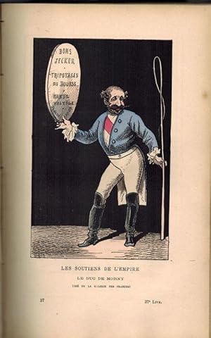 Histoire tintamarresque de Napoléon III illustrée de Nombreux Dessins noirs et coloriés. Les Anné...