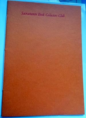 Sacramento Book Collectors Club Constitution, By-Laws & Articles of Incorporation with a List of ...