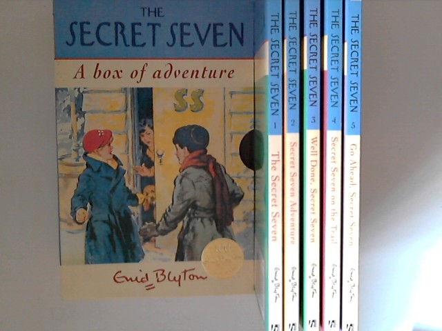 The Secret Seven: A Box of Adventure, Book 1-5: The Secret Seven; Secret Seven Adventure; Well done, Secret Seven; Secret Seven on the Trail; Go Ahead, Secret Seven