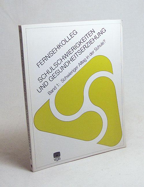 Fernsehkolleg Schulschwierigkeiten und Gesundheitserziehung. Für Eltern, Lehrer, Ärzte, Schulpsychologen und Angehörige anderer sozialpädagogischer und medizinischer Berufe. Modellversuch des Landes Rheinland-Pfalz. Zusammen 6 Bände, wird  ohne Doubletten