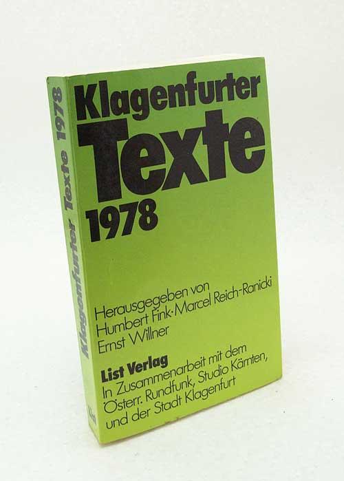 Klagenfurter Texte zum Ingeborg-Bachmann-Preis 1978