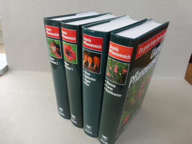 Die große farbige Enzyklopädie  Urania Pflanzenreich in 4 Bänden: Viren Bakterien  Algen Pilze /  Moose Farne Nacktsamer /  Blütenpflanzen 1 + 2.