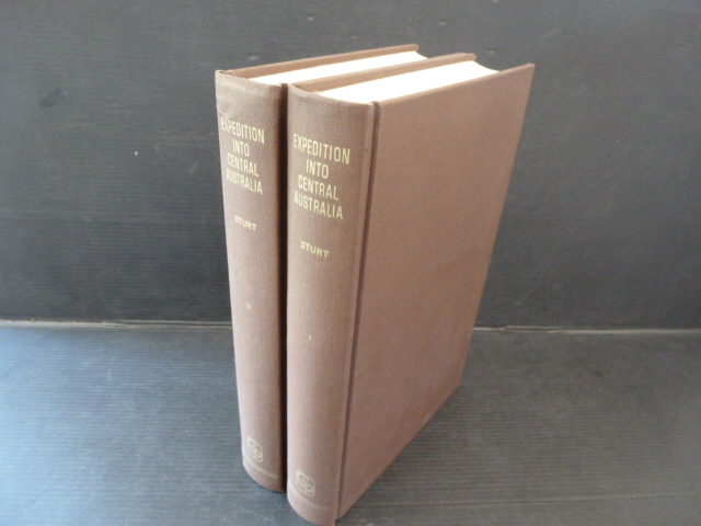 Narrative of an expedition into Central Australia performed under the authority of her Majesty's Government, during the years 1844, 5 and 6. Together with a notice of the province of South Australia in 1847. Two volumes. London, T. & W. Boone, 1849.