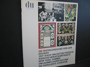 Du - Kulturelle Monatsschrift. Nr. 354. 8/1970.