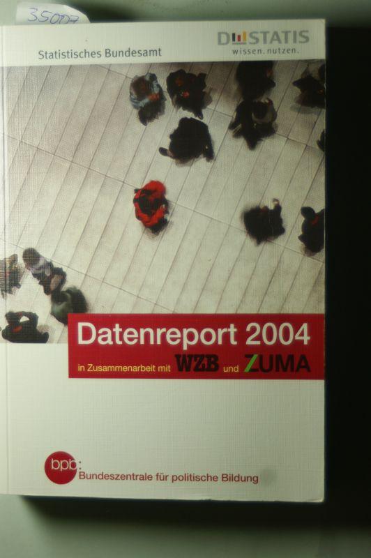 Datenreport 2004 Zahlen und Fakten über die Bundesrepublik Deutschland