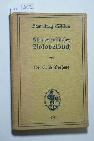 Kleines russisches Vokabelbuch (Sammlung Göschen, Band 475)