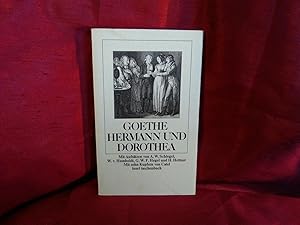Hermann und Dorothea. Goethe. Mit Aufsätzen von August Wilhelm Schlegel . Mit 10 Kupfern von Catel