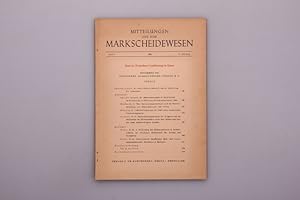 MITTEILUNGEN AUS DEM MARKSCHEIDEWESEN - HEFT 4/1966. Zum 51. Deutschen Geodätentag in Essen
