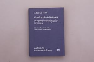 MENSCHWERDEN IN BEZIEHUNG. Eine religionsphilosophische Untersuchung der medizinischen Anthropolo...