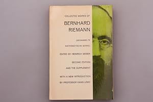 COLLECTED WORKS OF BERNHARD RIEMANN (GESAMMELTE MATHEMATISCHE WERKE).