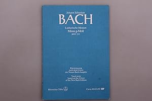 LUTHERISCHE MESSEN MISSA G-MOLL BWV 235. Klavierauszug nach dem Urtext der Neuen Bach Edition