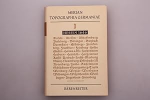 MERIAN TOPOGRAPHIA GERMANIAE BAND 1. Hessen 1646