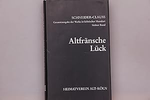 ALTFRÄNSCHE LÜCK. Fünf ähnze Stöckelcher