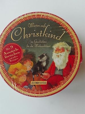 NIKKY HOME H/ölzerner ewiger Kalender Traditionelle handgemachte Weihnachtsgeschenkideen Wei/ße Hund Holzbl/öcke